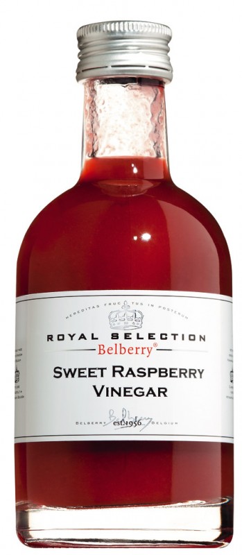 Sweet Raspberry Vinegar, Süßer Himbeeressig, Belberry - 200 ml - Flasche