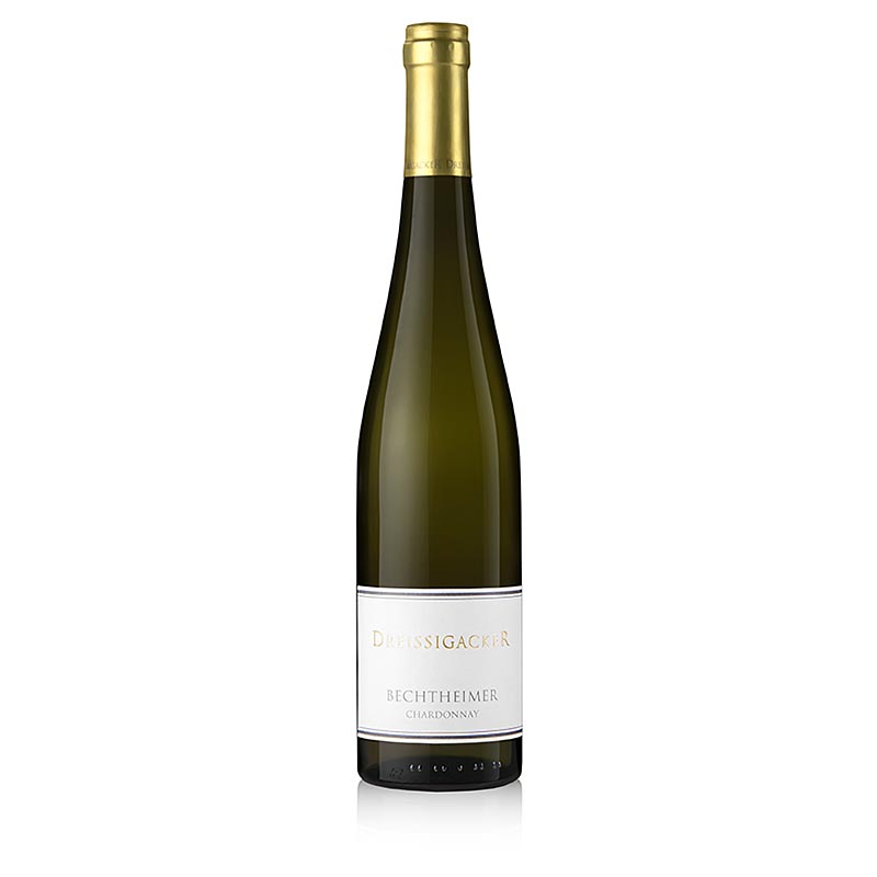 2018er Bechtheimer Chardonnay, trocken, 14% vol., Dreissigacker, BIO - 750 ml - Flasche 2018er Bechtheimer Chardonnay, trocken, 14% vol., Dreissigacker, BIO - 750 ml - Flasche