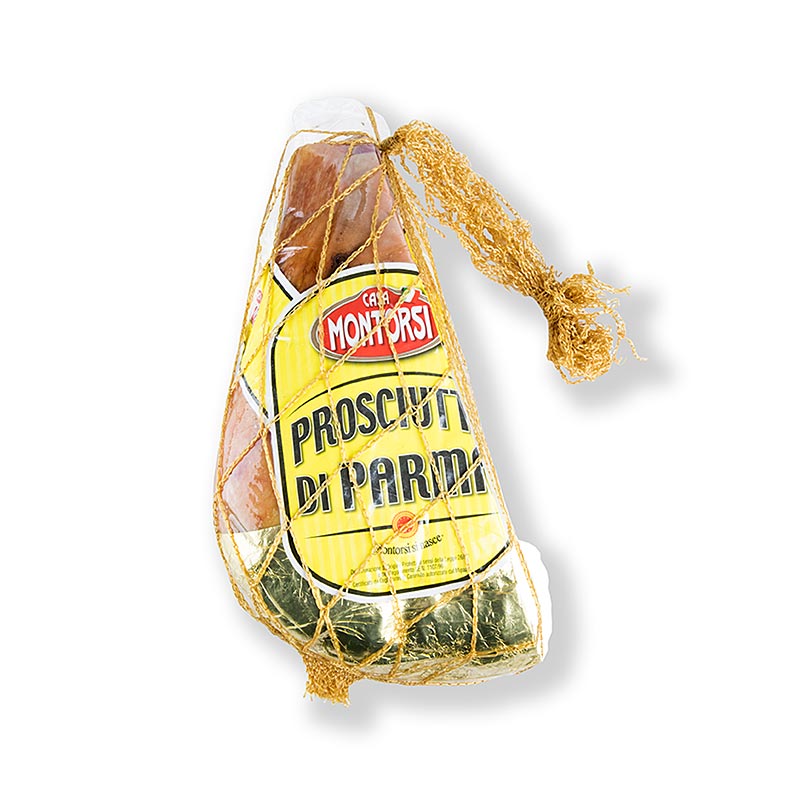 Montorsi Parma Schinken ohne Knochen D.O.P, 1/2 Schinken, mind. 12 Mon - ca.4,25 kg - Vakuum Montorsi Parma Schinken ohne Knochen D.O.P, 1/2 Schinken, mind. 12 Mon - ca.4,25 kg - Vakuum