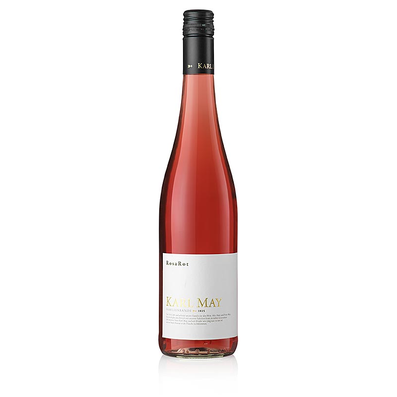 2019er Rosarot, Rose Cuvee, trocken, 11% vol., Karl May, BIO - 750 ml - Flasche 2019er Rosarot, Rose Cuvee, trocken, 11% vol., Karl May, BIO - 750 ml - Flasche