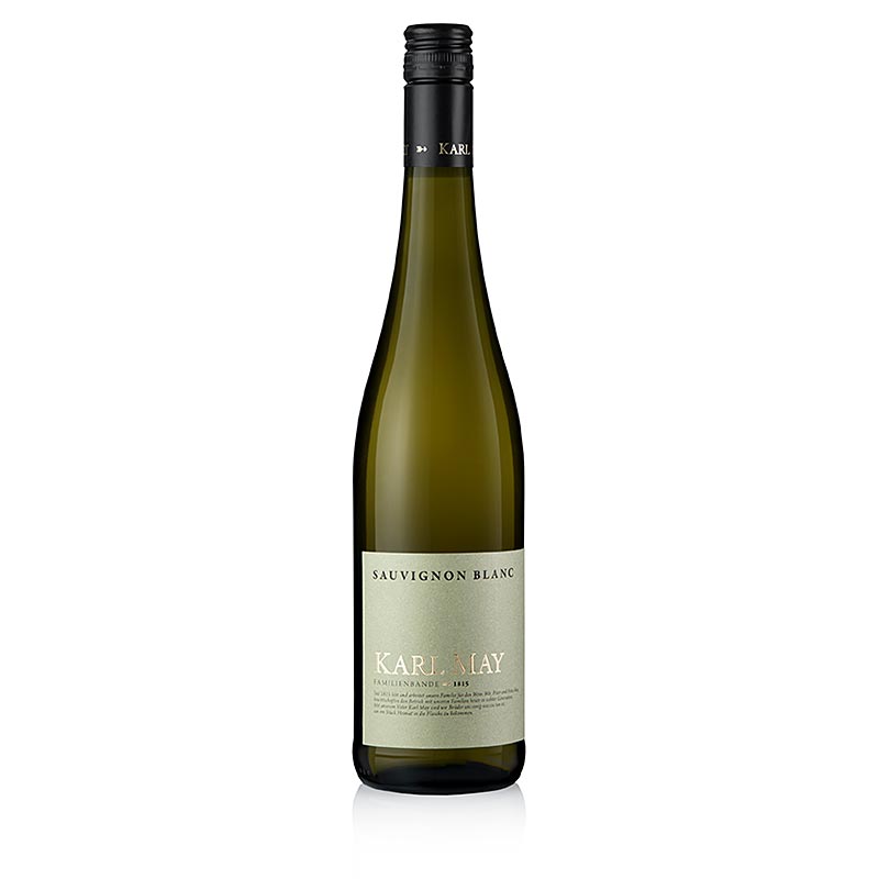 2019er Sauvignon Blanc, trocken, 12% vol., Karl May, BIO - 750 ml - Flasche 2019er Sauvignon Blanc, trocken, 12% vol., Karl May, BIO - 750 ml - Flasche