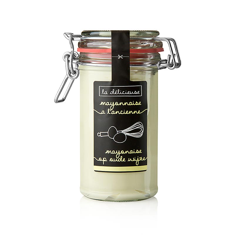 Mayonaise met ei, La Delicieuse - 250 ml - Glas