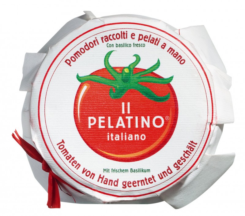Il Pelatino, hele, gepelde tomaten, Don Antonio - 280 g - glas