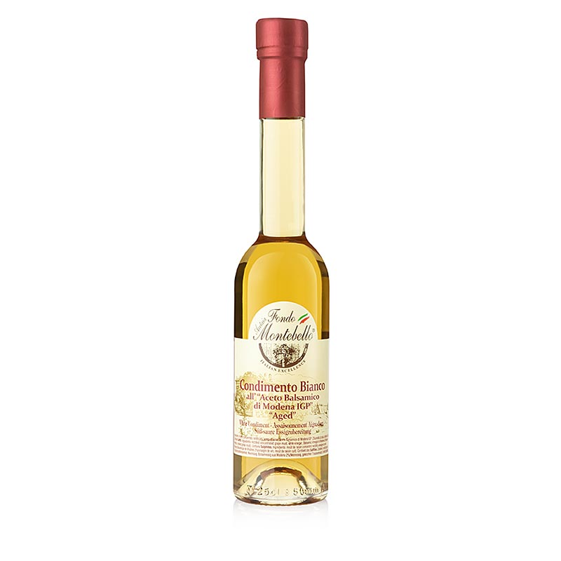 Condimento Balsamico Bianco Fondo Montebello - 250 ml - bouteille
