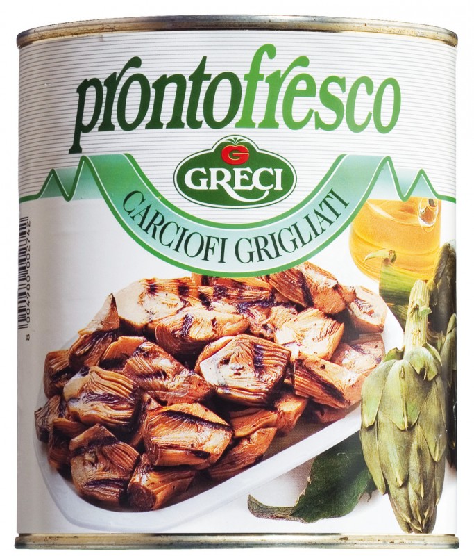 Carciofi grigliati, Artischocken, gegrillt, Greci, Prontofresco - 800 g - Dose