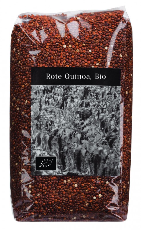 Rød quinoa, organisk, rød quinoa, organisk, Viani - 400 g - taske