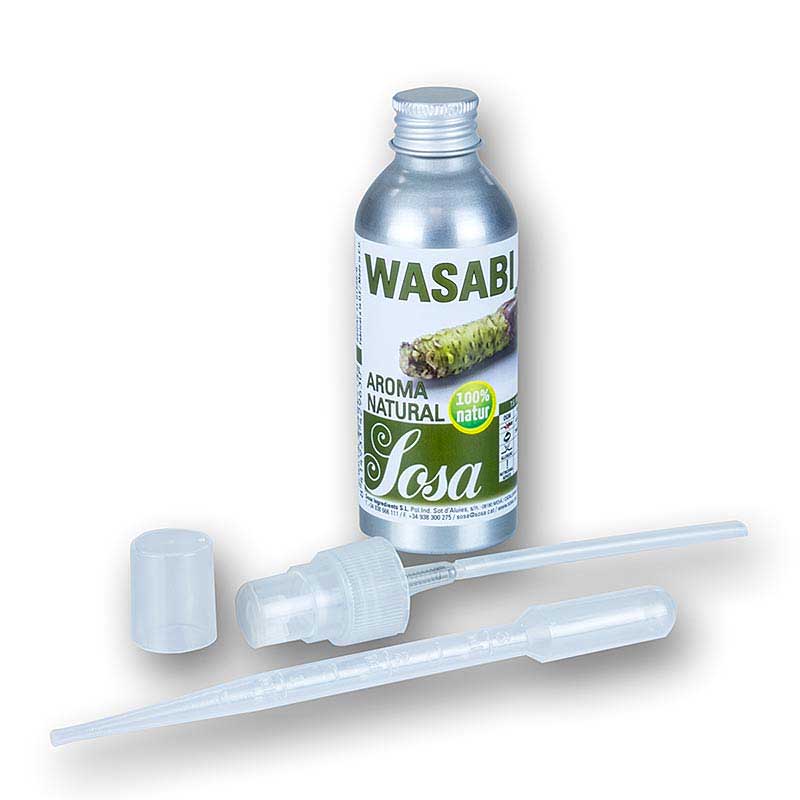 Aroma Natural Wasabi, flüssig Sosa - 1 kg - Aluflasche Aroma Natural Wasabi, flüssig Sosa - 1 kg - Aluflasche
