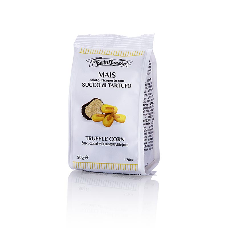 TARTUFLANGHE Barsnack Maïs croustillant enrobé de jus de truffe - 50 grammes - sac