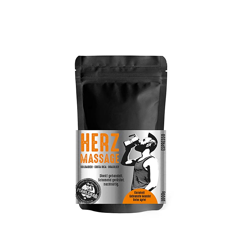 Grind - heart massage, 100% Arabica espresso, whole beans - 250 g - bag Grind - heart massage, 100% Arabica espresso, whole beans - 250 g - bag