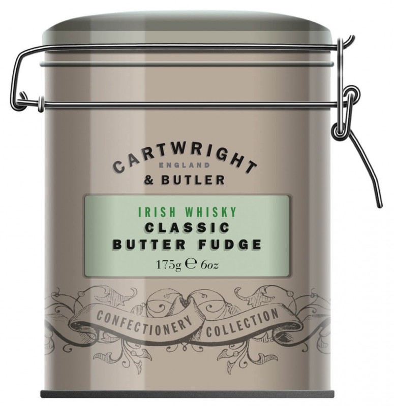 Irish Whiskey Fudge Soft Caramel With Butter And Whiskey Cartwright And Butler 175 G Can