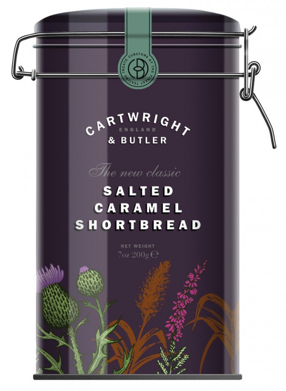 Salted Caramel Shortbread Shortbread With Salted Caramel Tin Cartwright And Butler 0 G Can