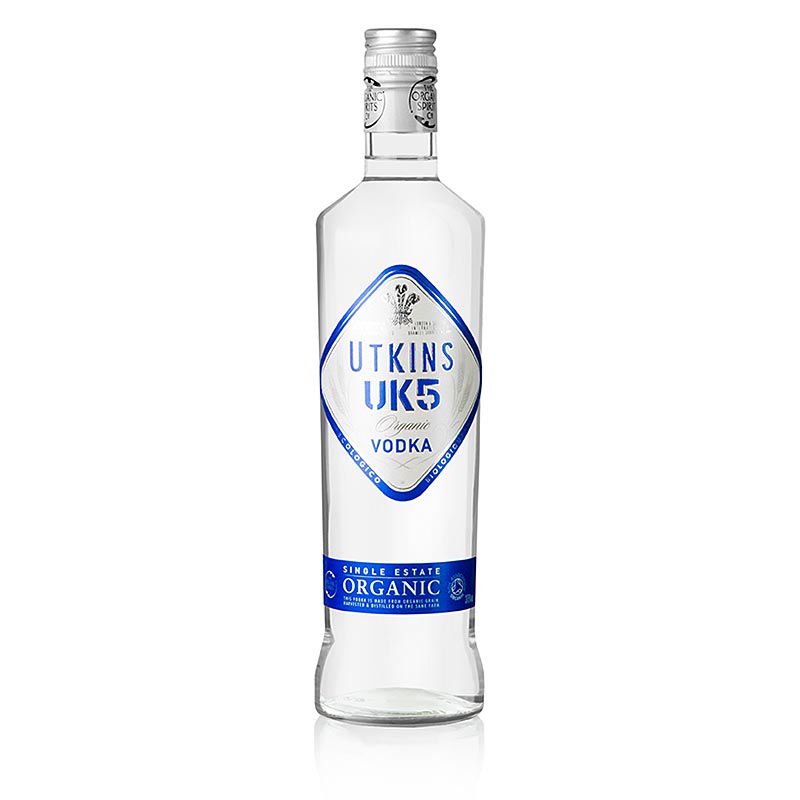 Utkins U.K.5 Organic Vodka, 37,5% vol., BIO - 700 ml - Flasche Utkins U.K.5 Organic Vodka, 37,5% vol., BIO - 700 ml - Flasche