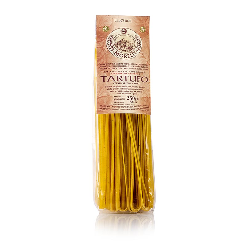 Morelli 1860 Linguine, met zomertruffel en tarwekiemen - 250 g - zak