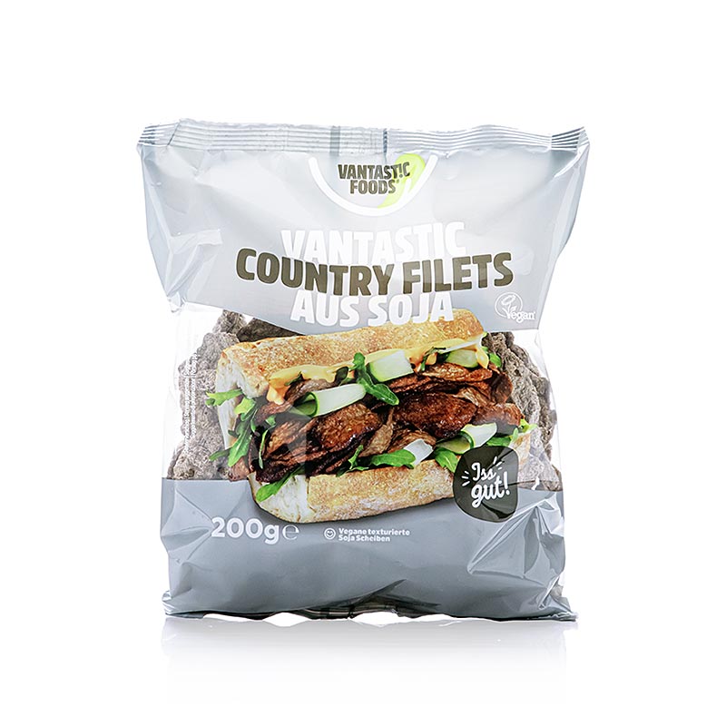 Soja Country Filets (Rinderfilet Stücke), vegan, Vantastic Foods - 200 g - Beutel