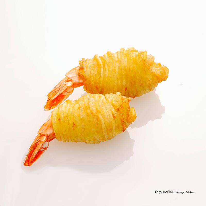 Finger food asiatique - Crevette Twister (avec pommes de terre), Dim Sum - 1 kg, 20 pièces - boîte