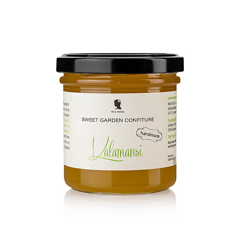 Sweet Garden Confiture - Kalamansi Fruchtaufstrich, Mea Rosa - 180 g - Glas