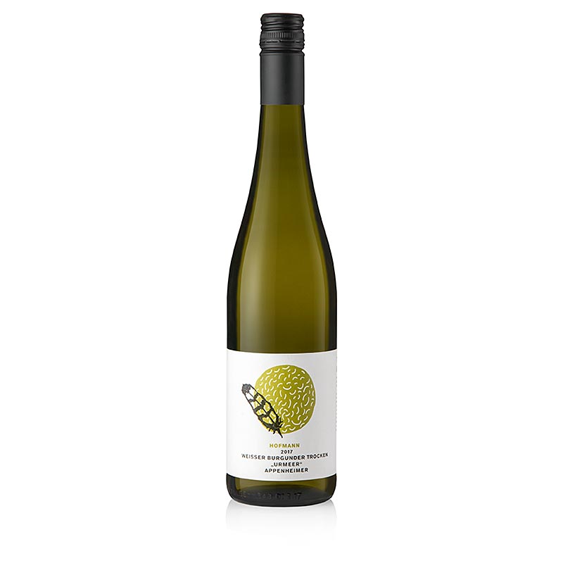 2017er Urmeer Appenheimer, Weißer Burgunder, trocken, 13% vol., Hofmann - 750 ml - Flasche 2017er Urmeer Appenheimer, Weißer Burgunder, trocken, 13% vol., Hofmann - 750 ml - Flasche