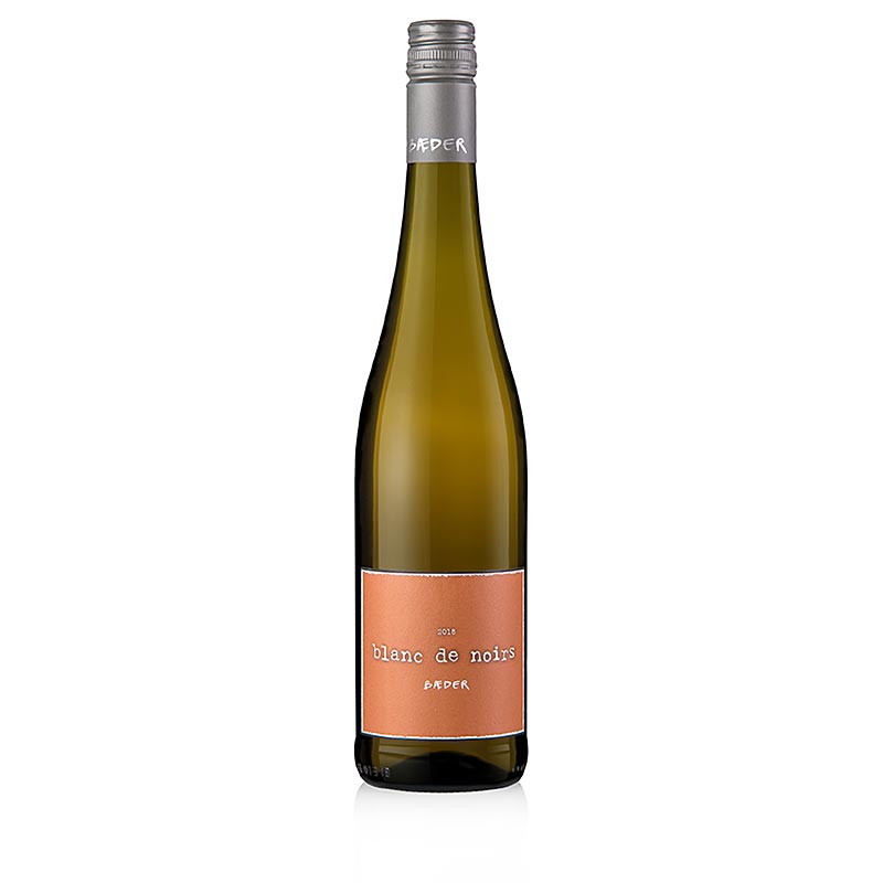 2018er Blanc de Noirs, trocken, 12,5% vol., Baeder, BIO - 750 ml - Flasche 2018er Blanc de Noirs, trocken, 12,5% vol., Baeder, BIO - 750 ml - Flasche