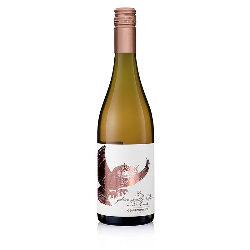2016er Die Eule Gewürztraminer,trocken, 13,5% vol., Sighardt Donabaum - 750 ml - Flasche 2016er Die Eule Gewürztraminer,trocken, 13,5% vol., Sighardt Donabaum - 750 ml - Flasche