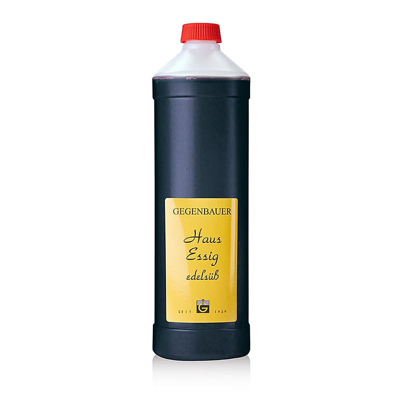 Gegenbauer Haus-Essig, edelsüß, rot, 5% Säure - 1 l - Pe-flasche