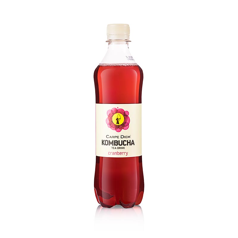 Carpe Diem Kombucha Cranberry - 500 ml - Pe-flasche Carpe Diem Kombucha Cranberry - 500 ml - Pe-flasche