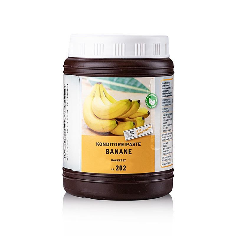 Bananen-Paste, Dreidoppel, No.202 - 1 kg - Pe-dose