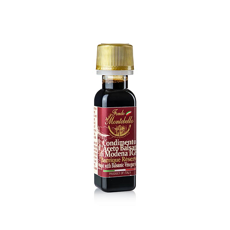 Condimento Balsamico, Bello, Fondo Montebello - 20 ml - Pe bottle