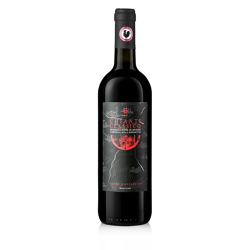 2017er Chianti Classico, trocken, 13% vol., Fondo Montebello - 750 ml - Flasche 2017er Chianti Classico, trocken, 13% vol., Fondo Montebello - 750 ml - Flasche