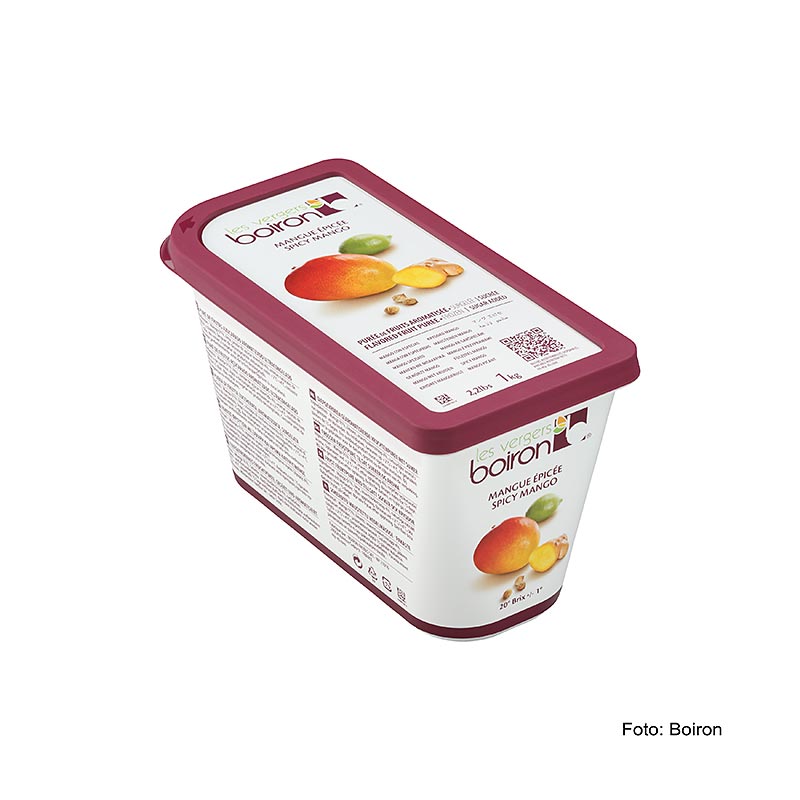 Mango Püree (Mangue Epicee), mit Ingwer Koriander, Boiron - 1 kg - Pe-schale Mango Püree (Mangue Epicee), mit Ingwer Koriander, Boiron - 1 kg - Pe-schale