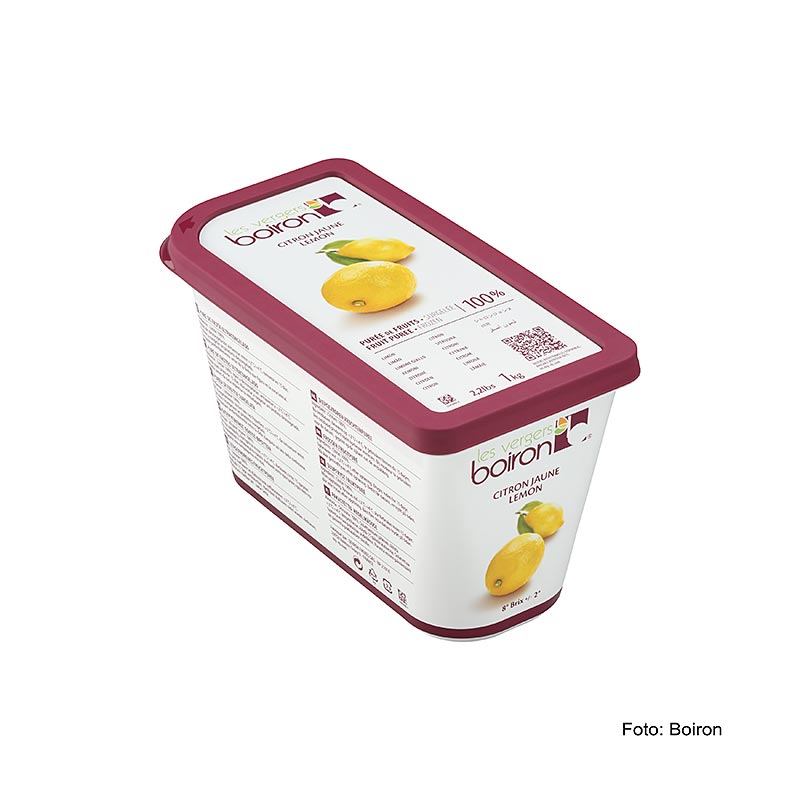 Püree - Zitrone, Früchte aus Sizilien, ungezuckert - 1 kg - Pe-schale