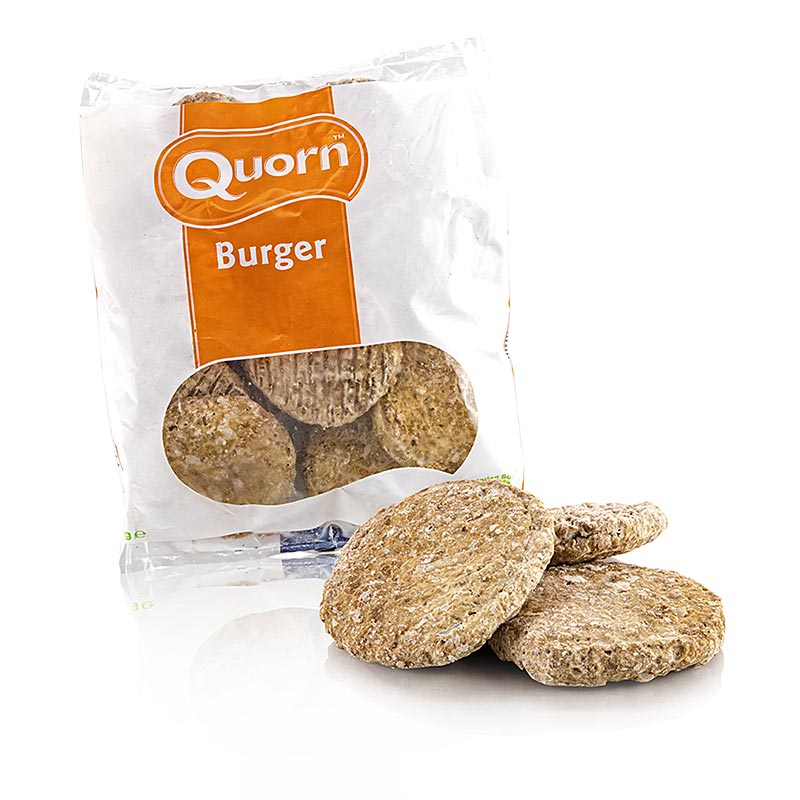 Quorn Burger, vegetarisch, Mycoprotein - 960 g, 12 x 80g - Beutel
