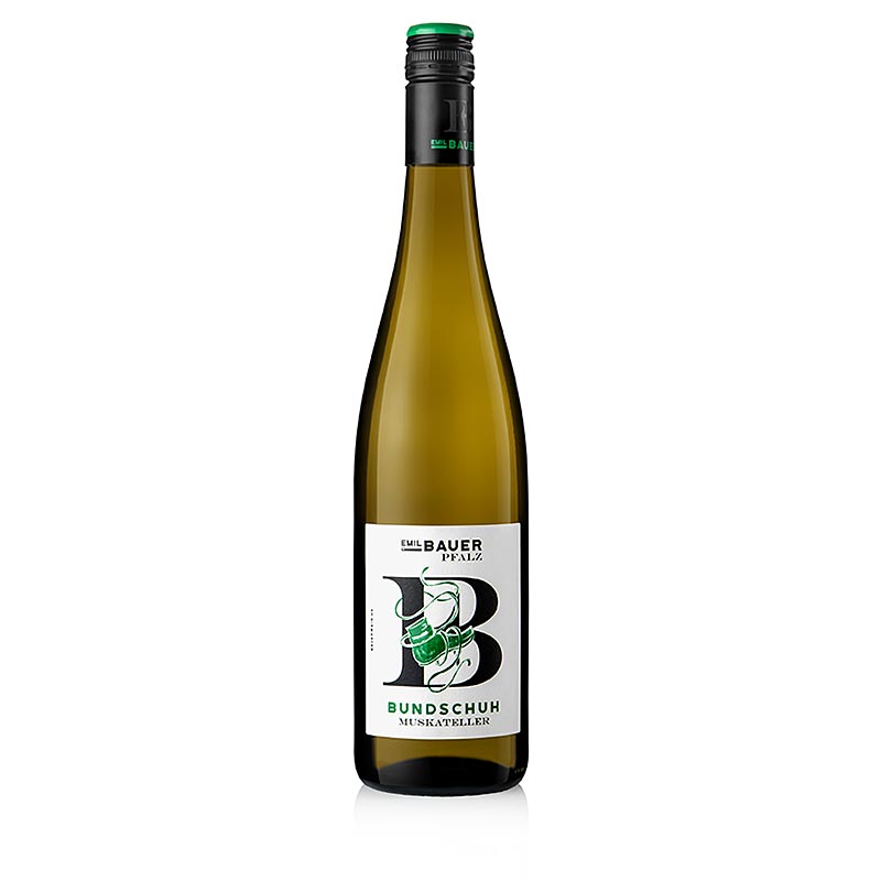 2020er Bundschuh Muskateller, feinherb, 12% vol., Emil Bauer & Söhne 2 - 750 ml - Flasche 2020er Bundschuh Muskateller, feinherb, 12% vol., Emil Bauer & Söhne 2 - 750 ml - Flasche