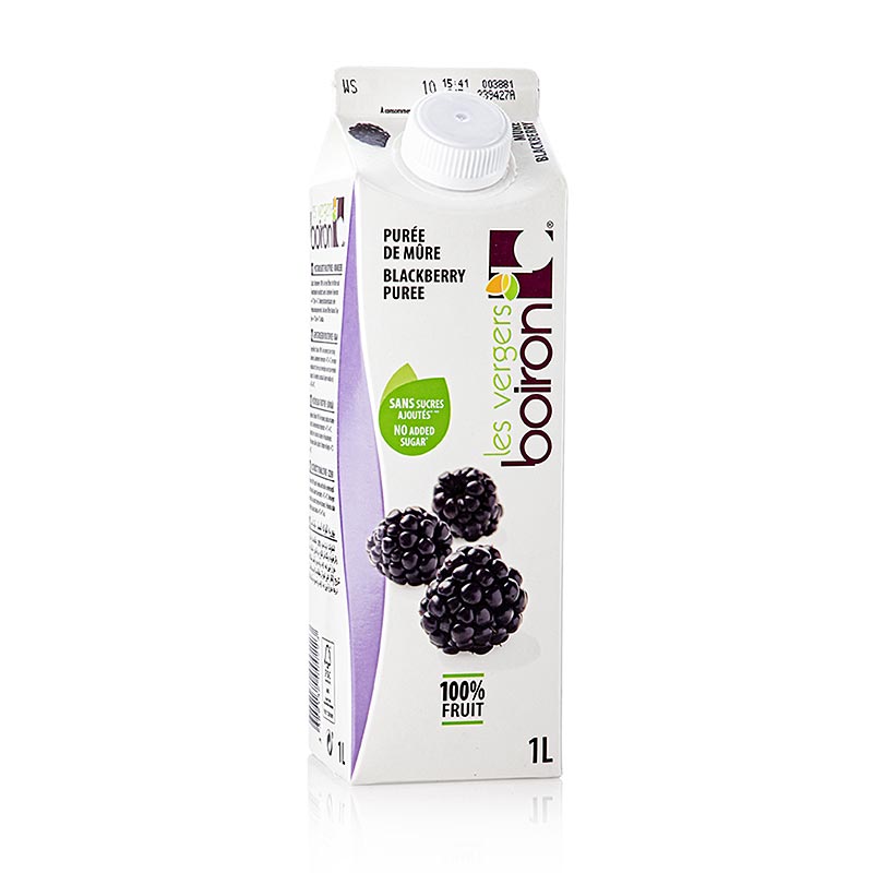 Boiron Brombeer Püree, pasteurisiert, 100% Frucht - 1 l - Tetrapack Boiron Brombeer Püree, pasteurisiert, 100% Frucht - 1 l - Tetrapack