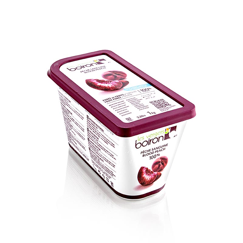 Boiron blod ferskenpuré, usødet - 1 kg - Pe skal