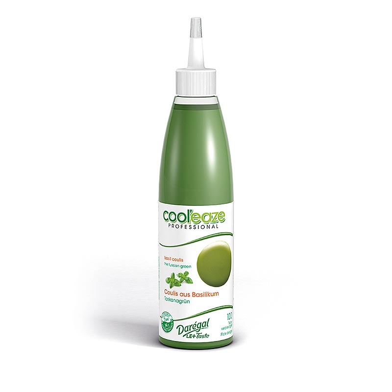 Coulis Toscane groen, gemaakt van basilicum, DAREGAL - 240 gram - Pe fles