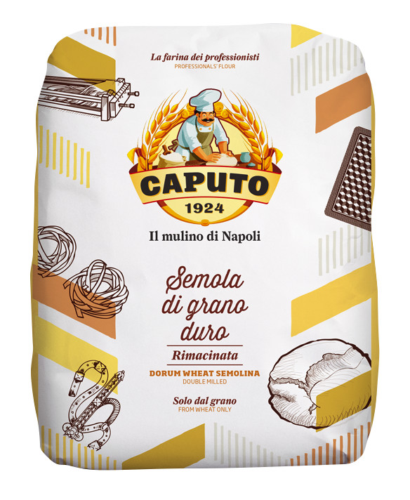 Semola di grano duro, durum wheat flour, caputo - 1,000 g - pack