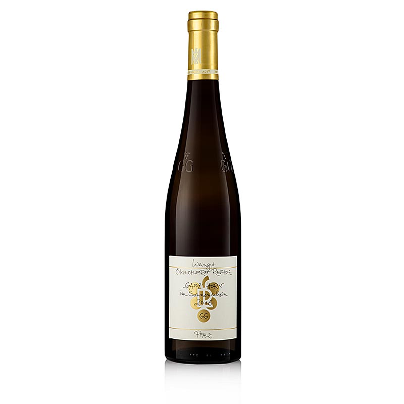 2016er Ganz Horn Riesling GG, trocken, 12,5% vol., Rebholz, BIO - 750 ml - Flasche