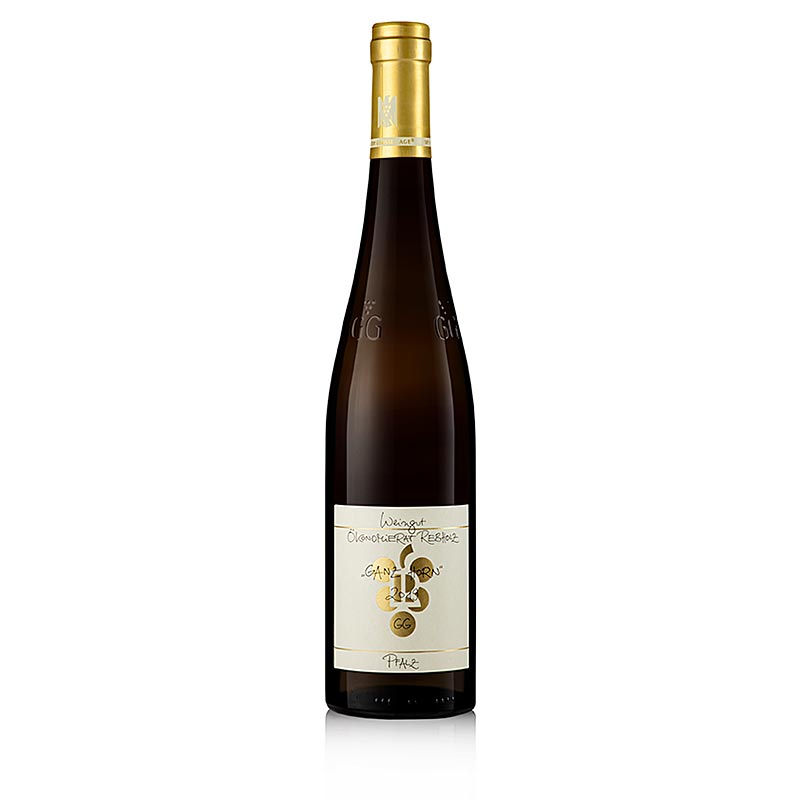 2019er Ganz Horn Riesling GG, droog, 12,5% vol., Rebholz, BIO - 750 ml - fles 2019er Ganz Horn Riesling GG, droog, 12,5% vol., Rebholz, BIO - 750 ml - fles