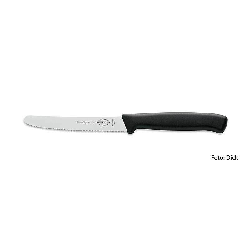 Utility knife, with serrated edge, black, 11cm, THICK - 1 pc - Lots