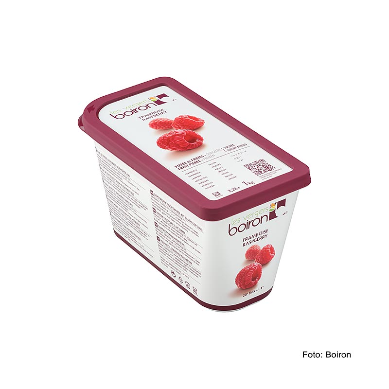 Raspberry puree, Boiron - 1 kg - Pe-shell