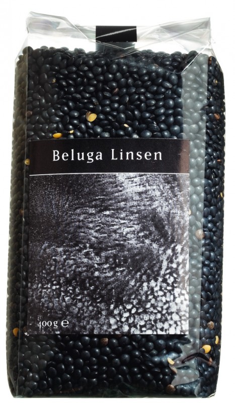 Beluga Linsen, Kanada, Nordamerika, Viani - 400 g - Beutel