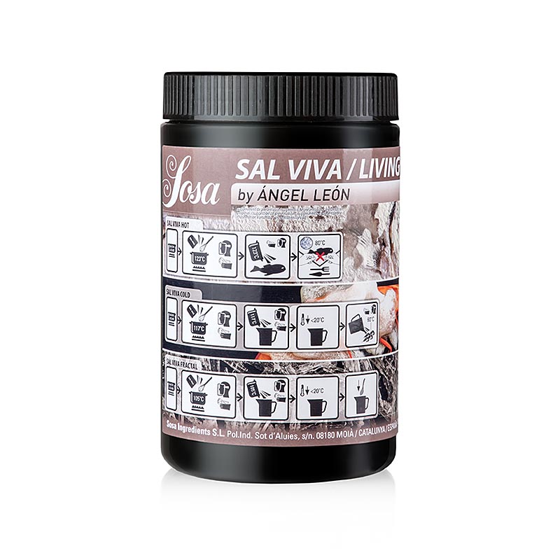 Sosa Salt Sal Viva / Living Salt by Angel Leon - 700 g - Pe can