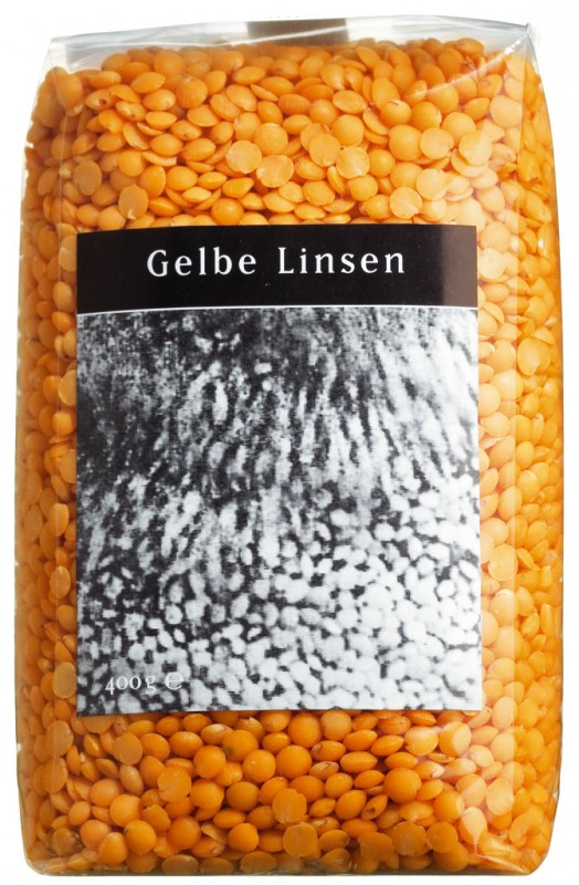 Gelbe Linsen geschält, Türkei, Viani - 400 g - Beutel