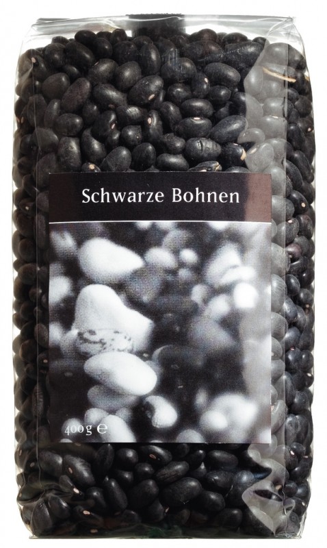 Schwarze Bohnen, für exotische Gerichte, Viani - 400 g - Beutel