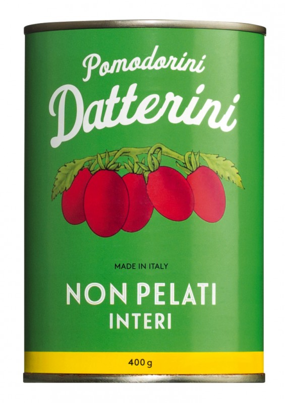 Pomodori datterini Vintage, Datteltomaten, nicht geschält, Il pomodoro più buono - 400 g - Stück