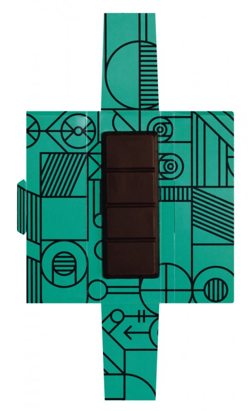 Crude 70%, Bio, kaltverarbeitete Schokolade mit Kokosblütenzucker, Sabadì - 50 g - Stück