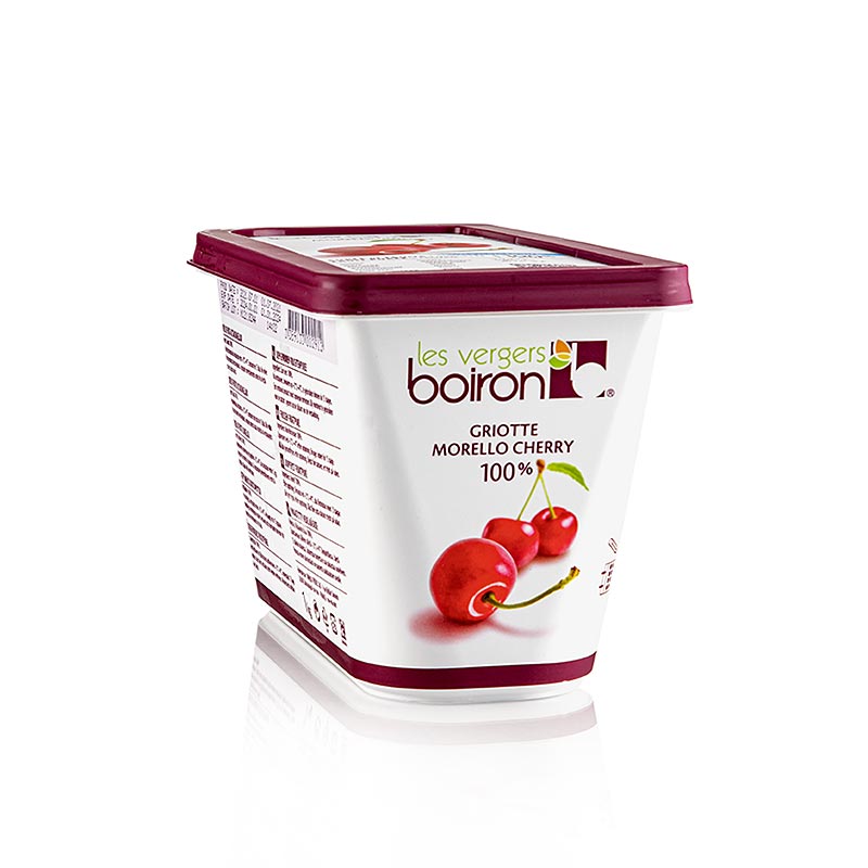 Boiron zure kers (Griottes) puree, ongezoet, (AGT0C6) - 1 kg - Pe schelp