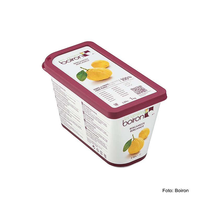 Boiron bergamot puree, unsweetened, Sicily - 1 kg - Pe-shell