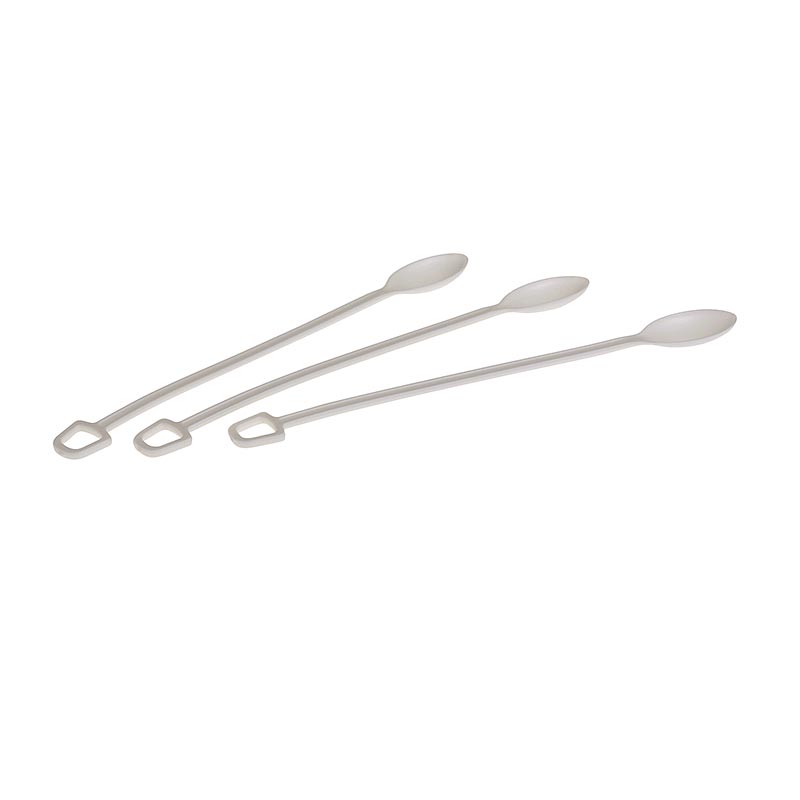 Disposable Naturesse stir sticks, with spoon, 13.1 cm, CPLA - 3,000 pieces - carton