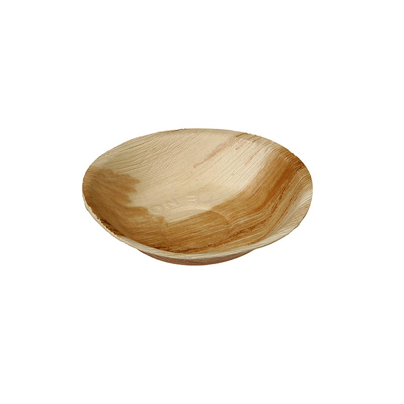 Einweg Naturesse Palmblatt Bowle (Schale), rund, Ø 18 x 3,5 cm, 350 ml - 100 Stück - Karton